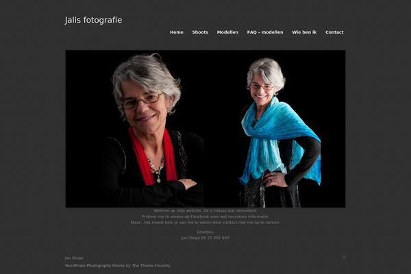 Photography theme site design template sample