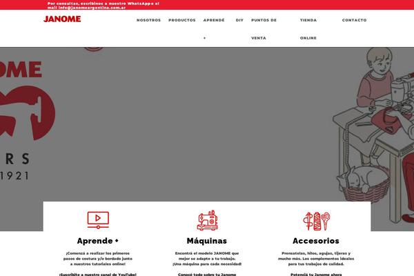 janomeargentina.com.ar site used Bridge