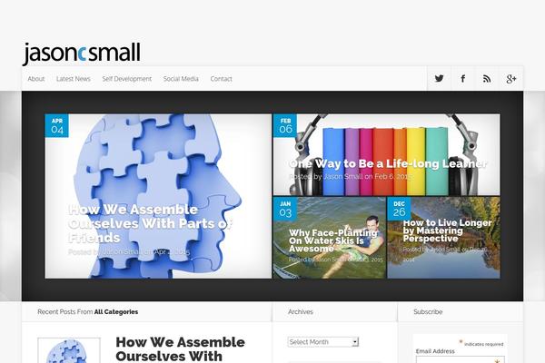 Nexus theme site design template sample