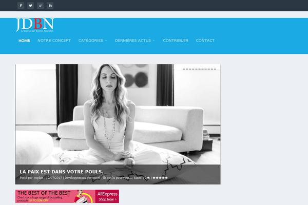 Newspaper theme site design template sample
