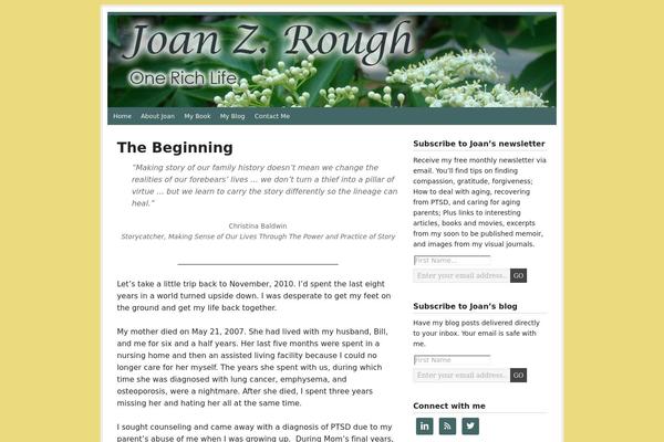 Prose theme site design template sample