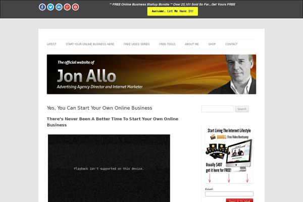 Site using Footer Putter plugin