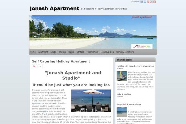 Voyage theme site design template sample