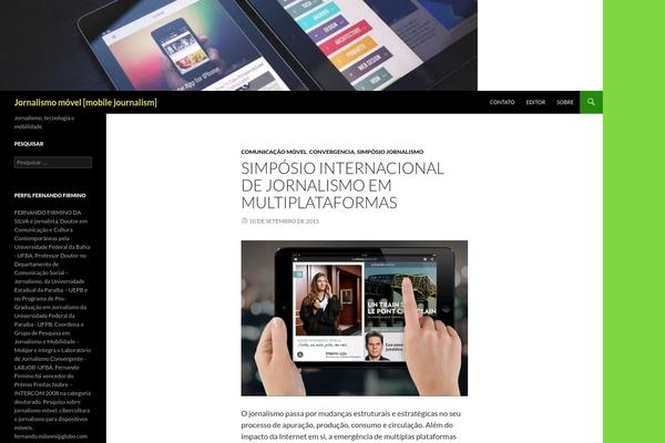 Twenty Fourteen theme site design template sample