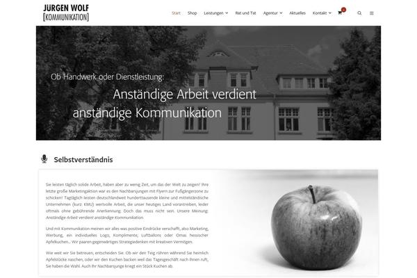 Strata theme site design template sample