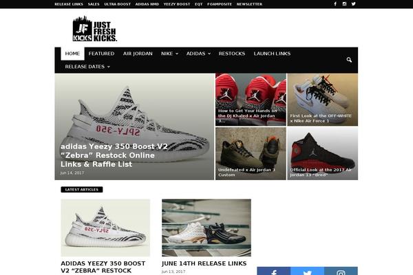 NewsMag theme site design template sample