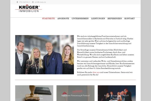 WP Residence theme site design template sample