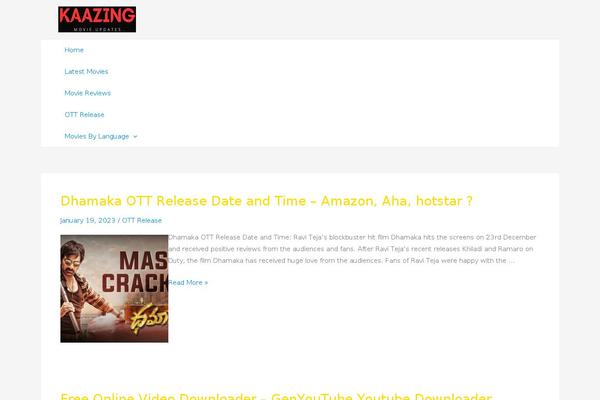 Astra theme site design template sample