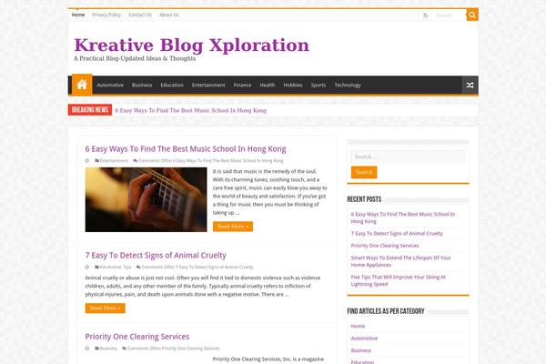 Sahifa theme site design template sample