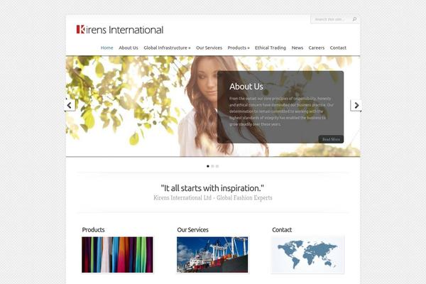 Chameleon theme site design template sample