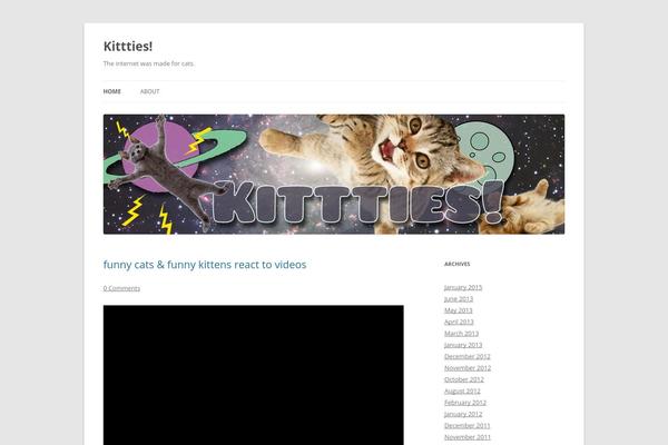 Twenty Twelve theme site design template sample