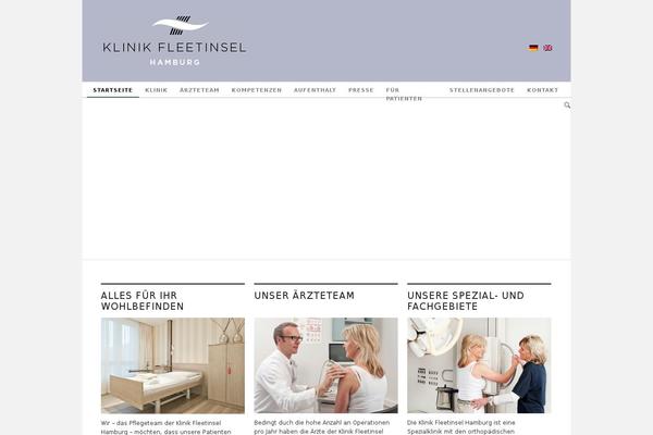 klinik-fleetinsel.de site used Enfold
