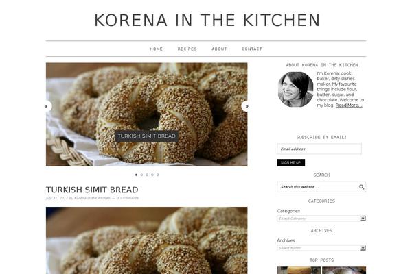 Foodie Pro theme site design template sample