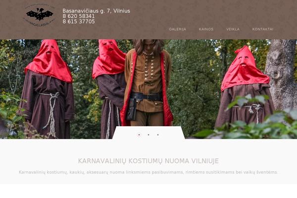 Klasik theme site design template sample