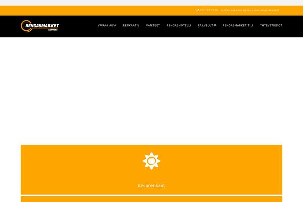 X Child theme site design template sample