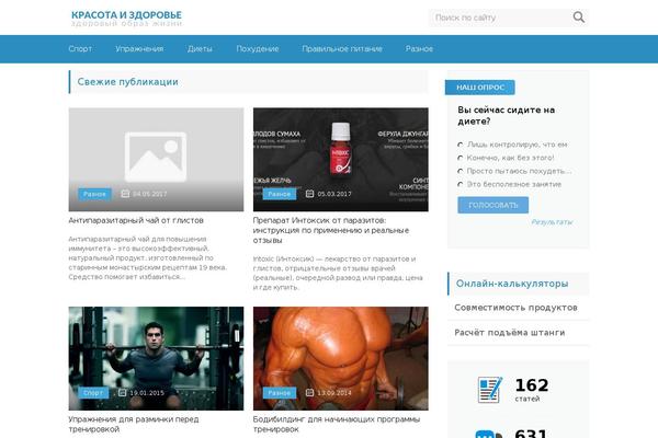 Site using Wp_testme plugin