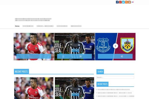 Verge theme site design template sample