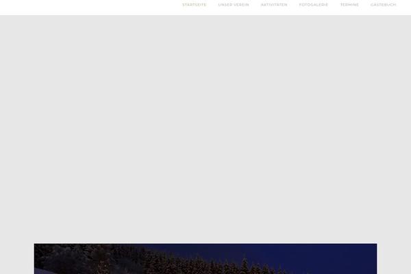Oshine theme site design template sample