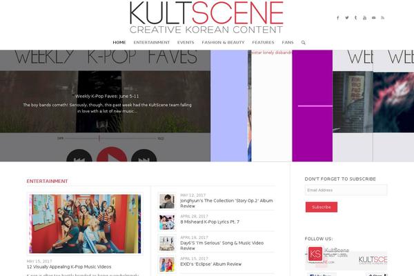 Enfold theme site design template sample