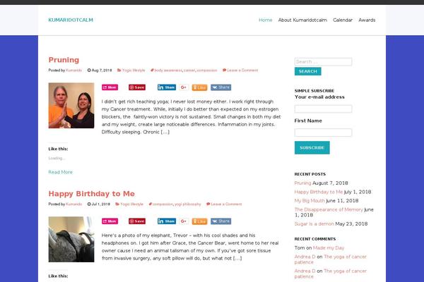 Mist theme site design template sample