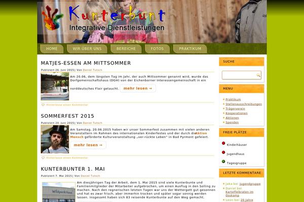 BeTheme Child theme site design template sample