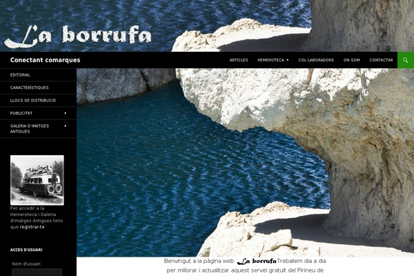Site using CodeFlavors floating menu plugin