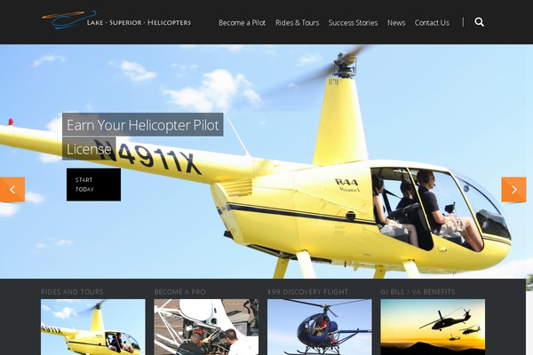 Salient theme site design template sample
