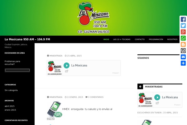 Twenty Fourteen theme site design template sample