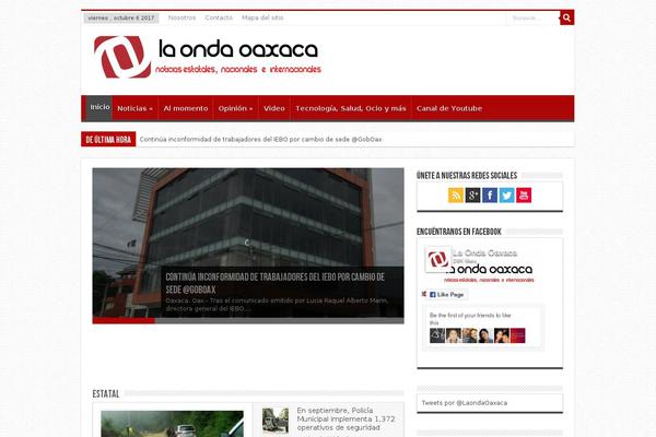 Newspaper theme site design template sample