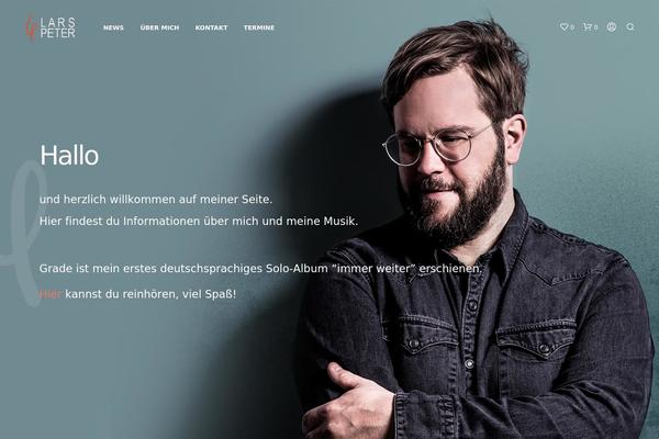 Shopkeeper Child theme site design template sample
