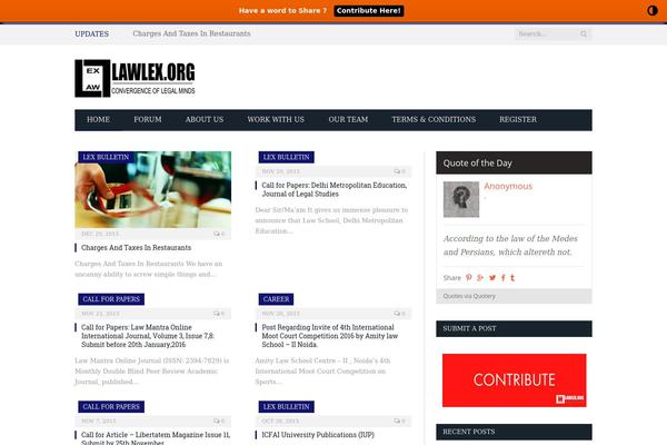 SmartMag theme site design template sample