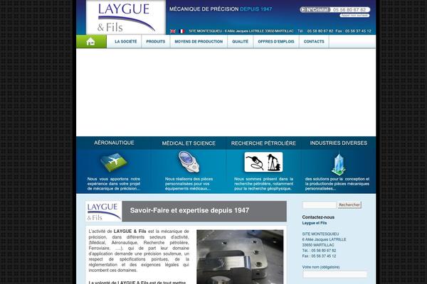 Twenty Ten theme site design template sample