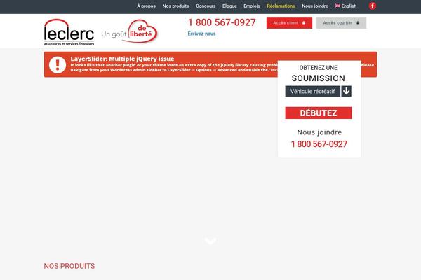 Site using LayerSlider plugin