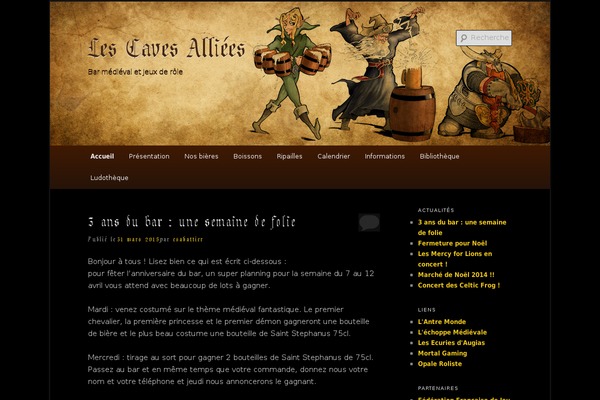 Twenty Eleven theme site design template sample