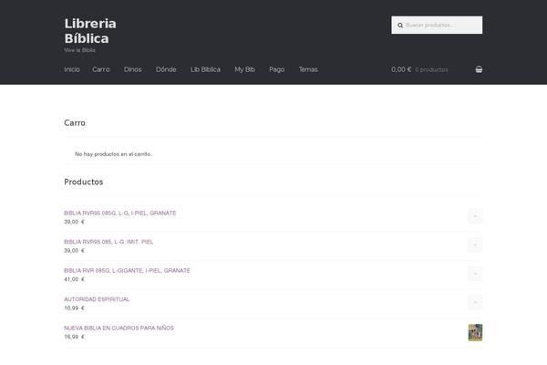 Storefront theme site design template sample