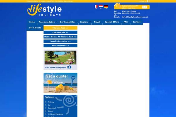 Twenty Ten theme site design template sample