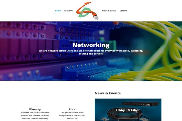 Divi theme site design template sample