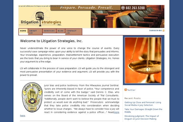 Thesis 1.8 theme site design template sample