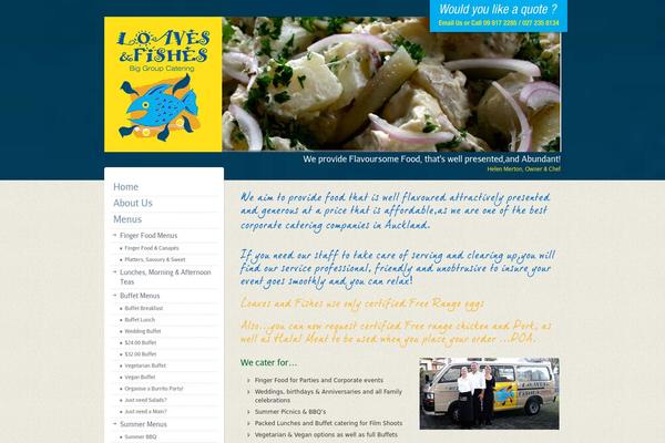 Default theme site design template sample