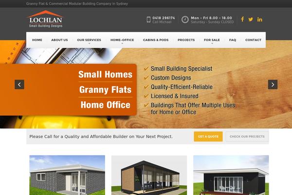 BuildPress theme site design template sample