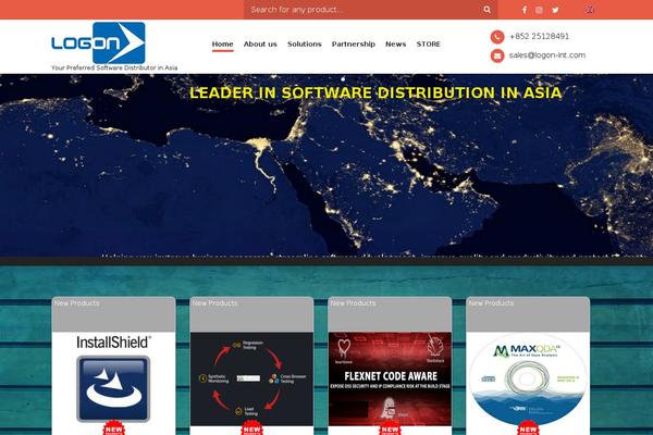 logon-int.com site used Cherry Framework