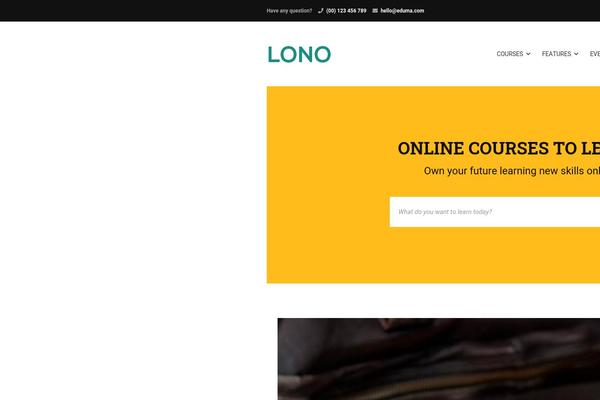 Site using Elementor plugin
