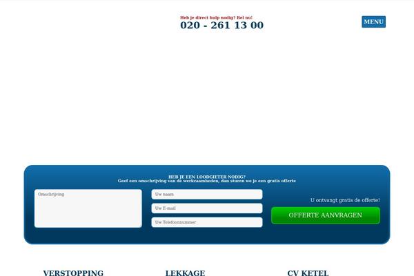 Total theme site design template sample