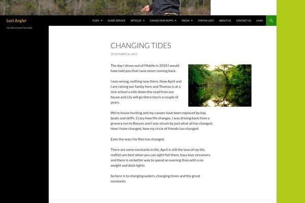 Twenty Fourteen theme site design template sample