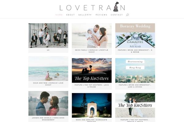 Hazel theme site design template sample