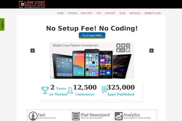 Site using Footer Putter plugin