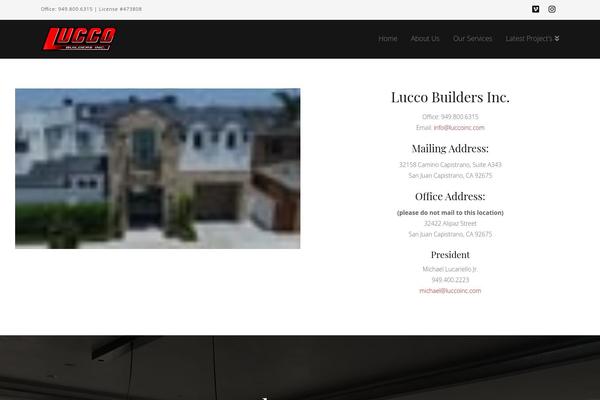 Site using Cornerstone plugin