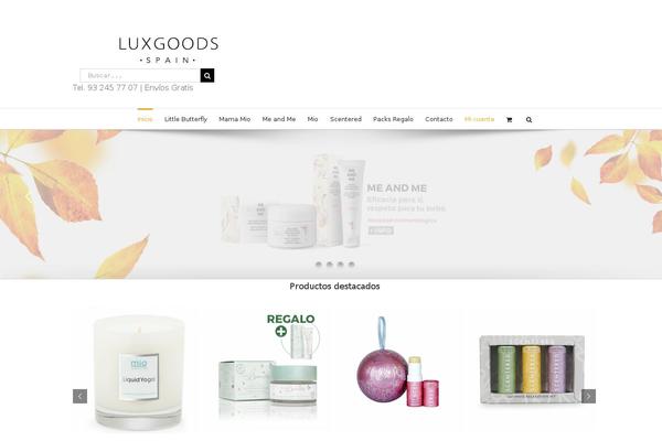 Avada Child theme site design template sample
