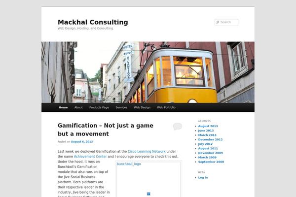 Twenty Eleven theme site design template sample
