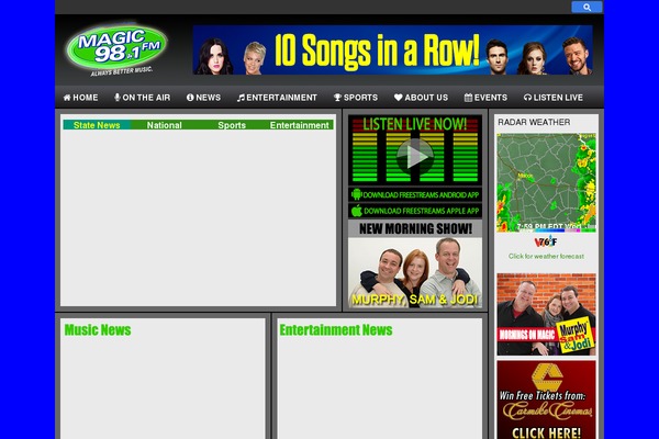 Site using Font Awesome 4 Menus plugin